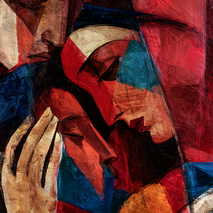 La Pietà — Expressionniste · Carré n° 1