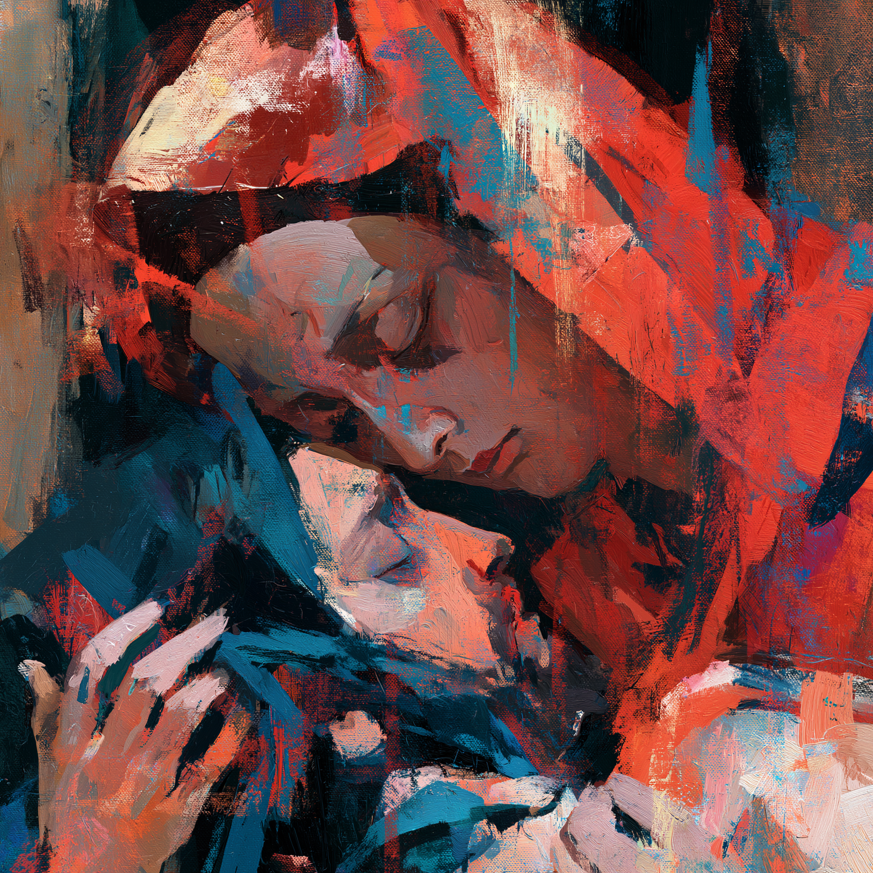 La Pietà — Expressionniste · Carré n° 2 — aperçu de la finition sélectionnée