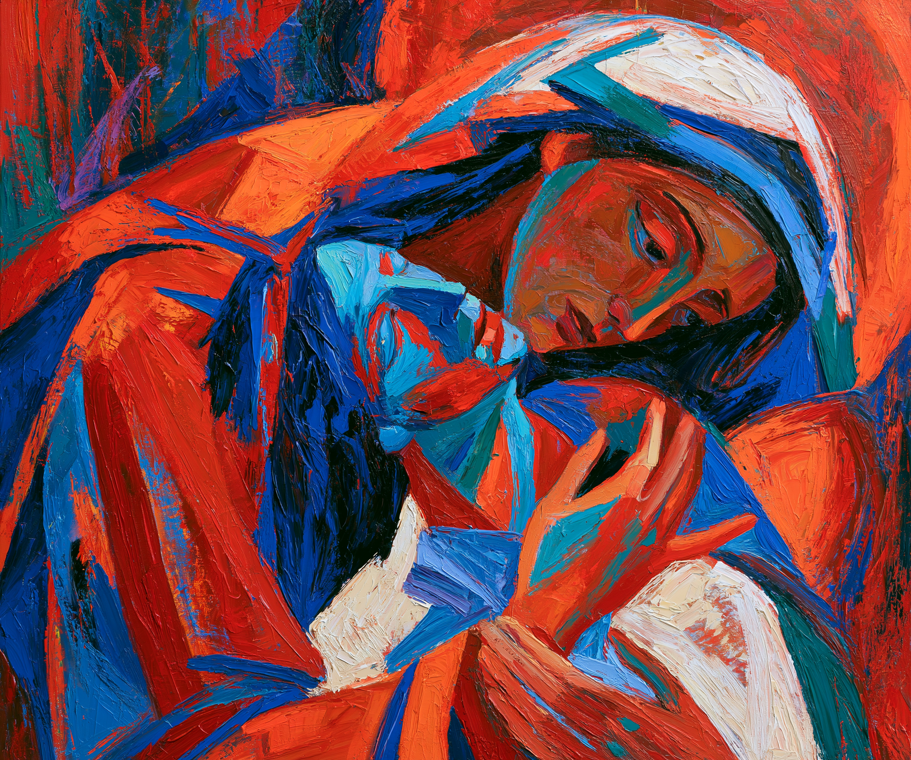 La Pietà — Expressionniste · Paysage n° 1 — aperçu de la finition sélectionnée