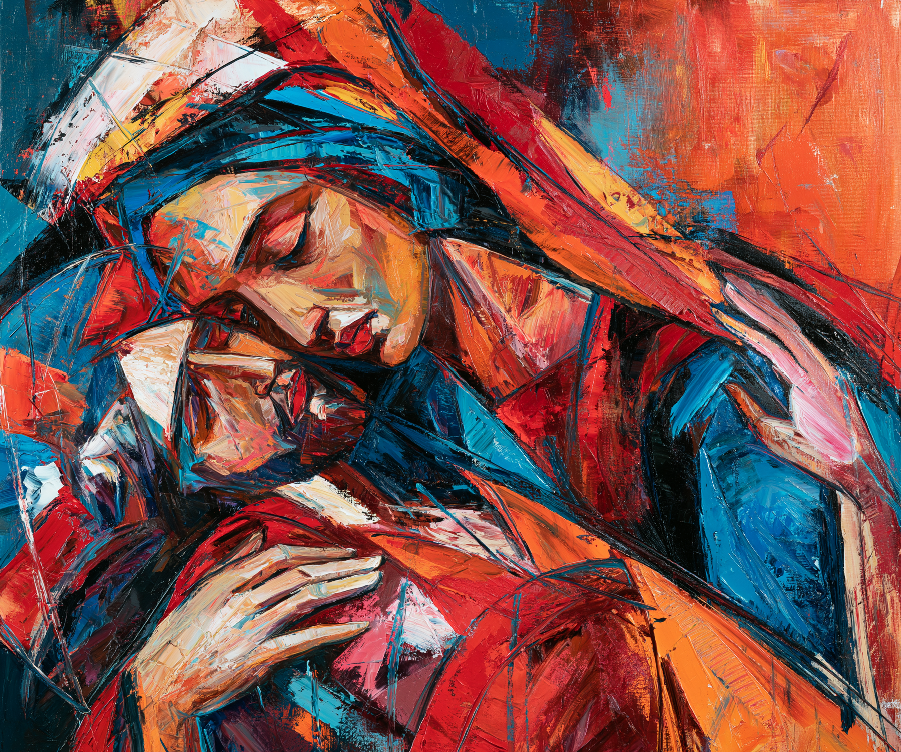 La Pietà — Expressionniste · Paysage n° 2 — aperçu de la finition sélectionnée