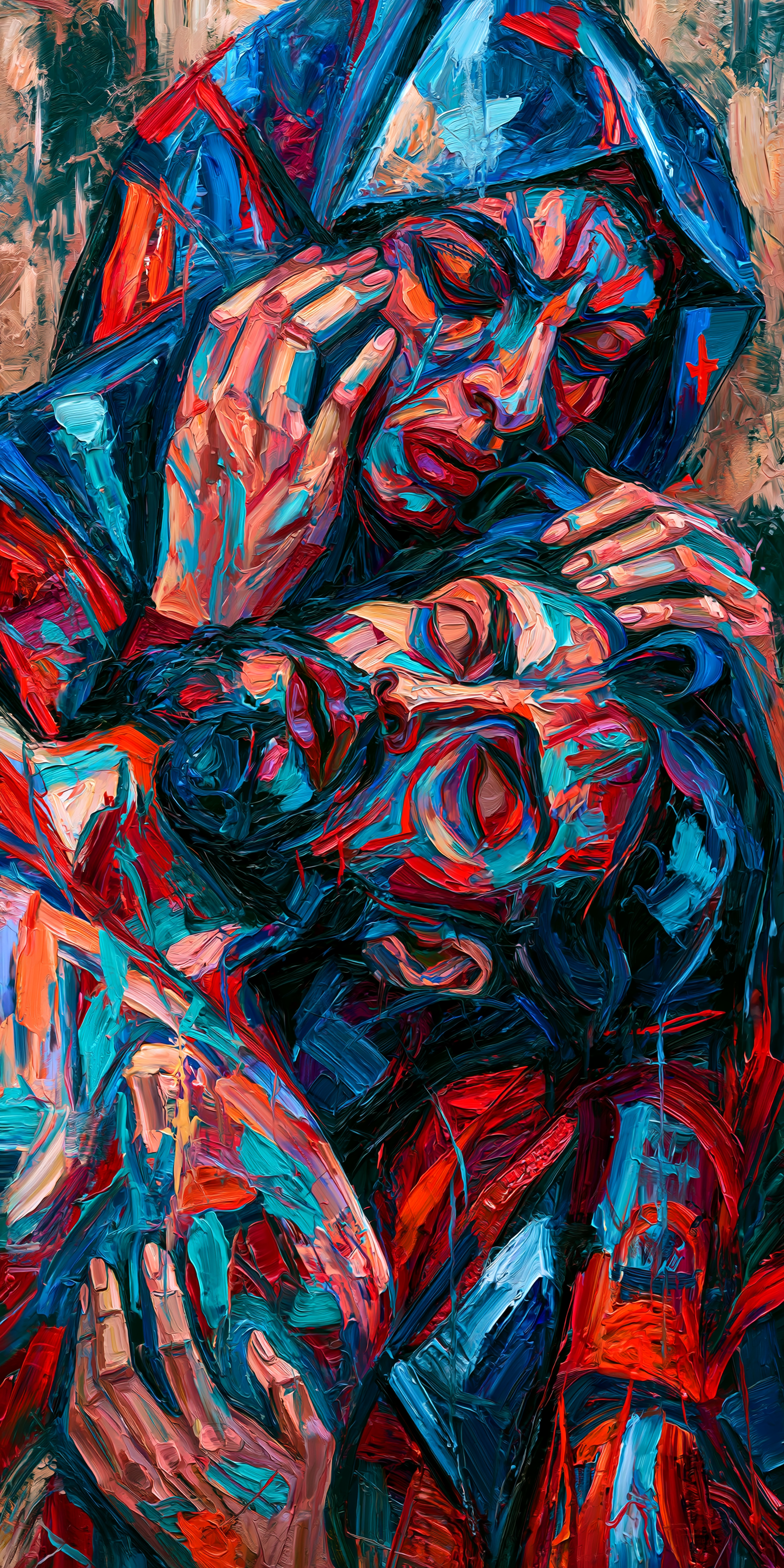La Pietà — Expressionniste · Portrait n° 2 — aperçu de la finition sélectionnée