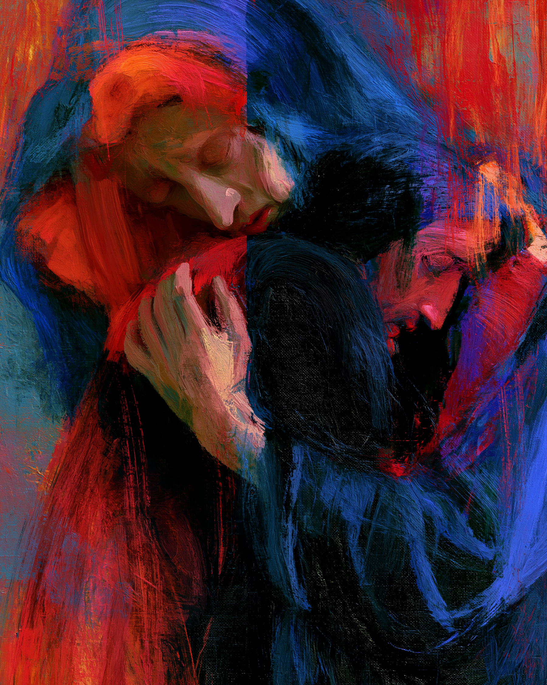 La Pietà — Expressionniste · Portrait n° 11 — aperçu de la finition sélectionnée
