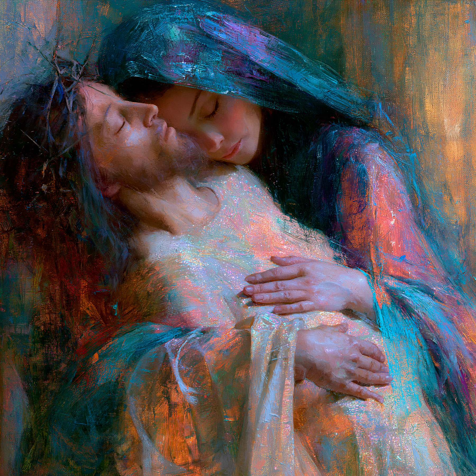 La Pietà — Impressionniste · Carré n° 1 — aperçu de la finition sélectionnée