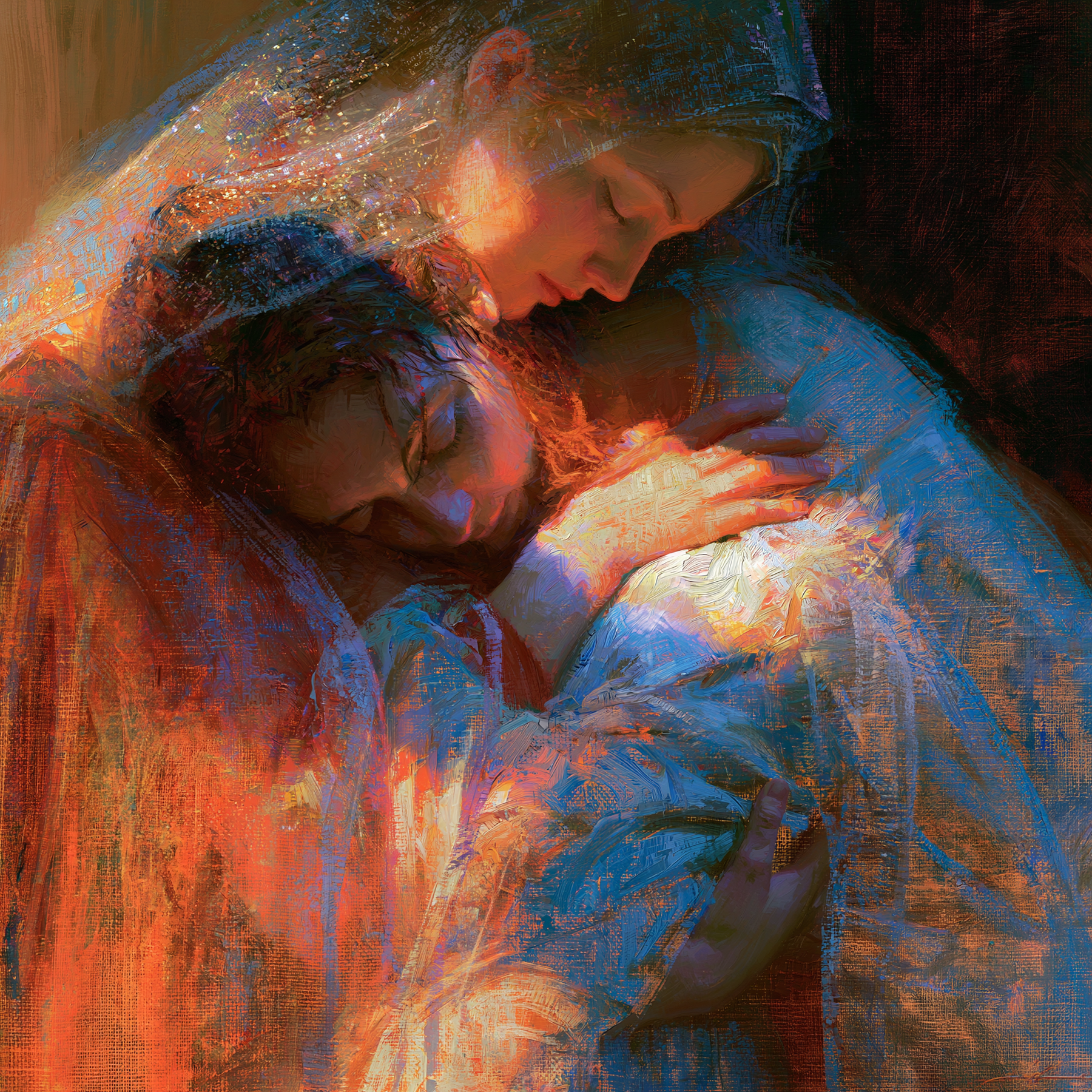 La Pietà — Impressionniste · Carré n° 2 — aperçu de la finition sélectionnée