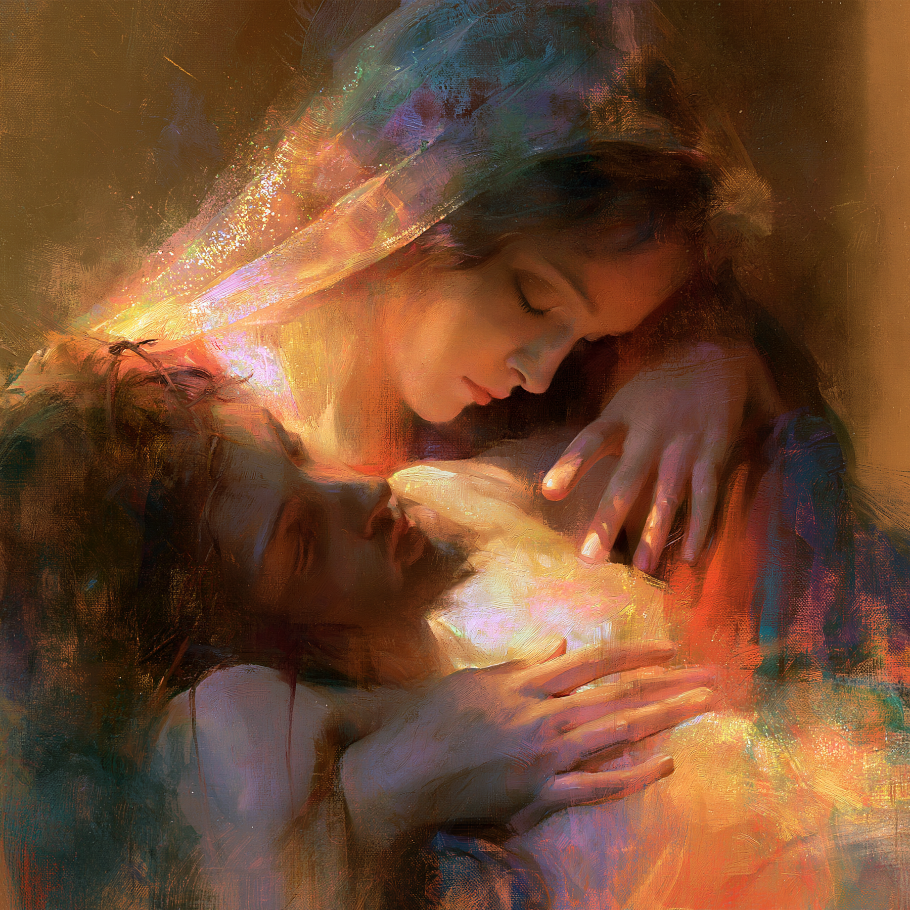 La Pietà — Impressionniste · Carré n° 3 — aperçu de la finition sélectionnée