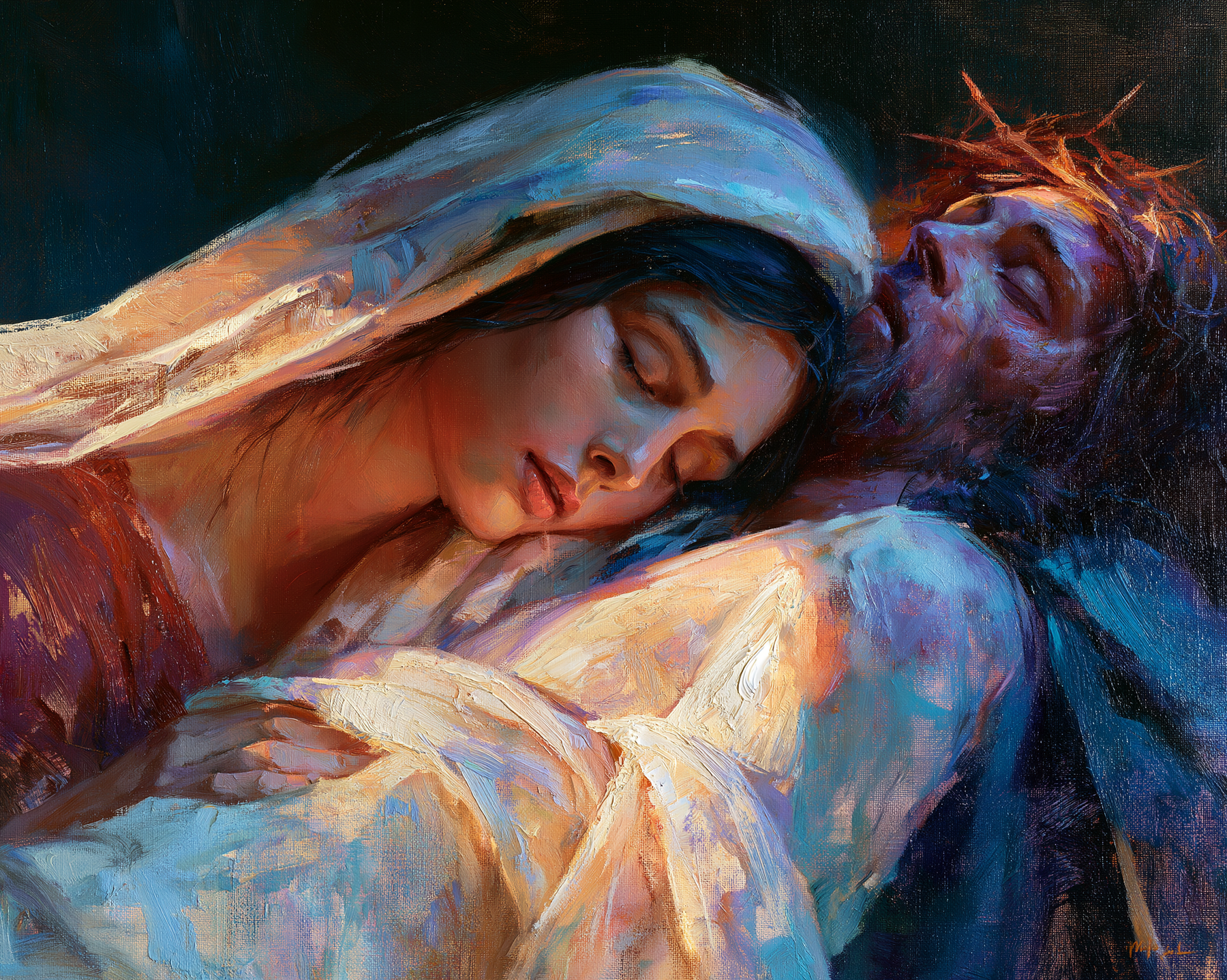 La Pietà — Impressionniste · Paysage n° 6 — aperçu de la finition sélectionnée