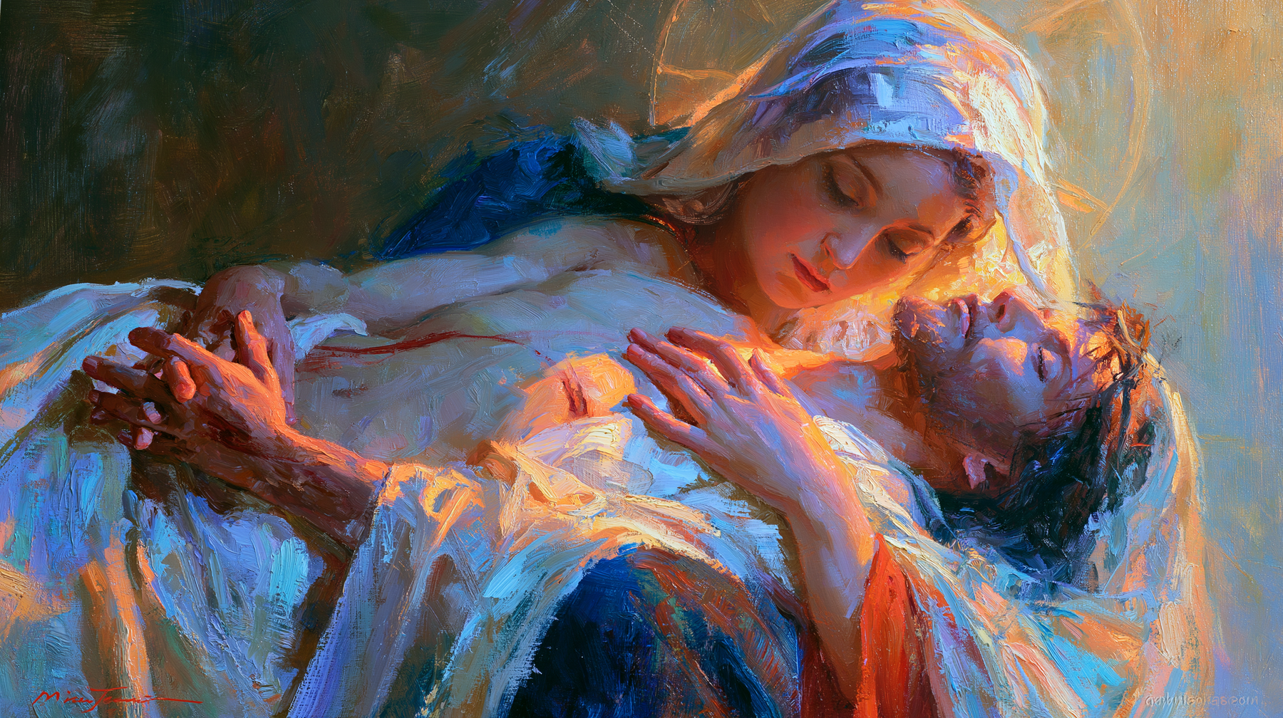 La Pietà — Impressionniste · Paysage n° 10 — aperçu de la finition sélectionnée