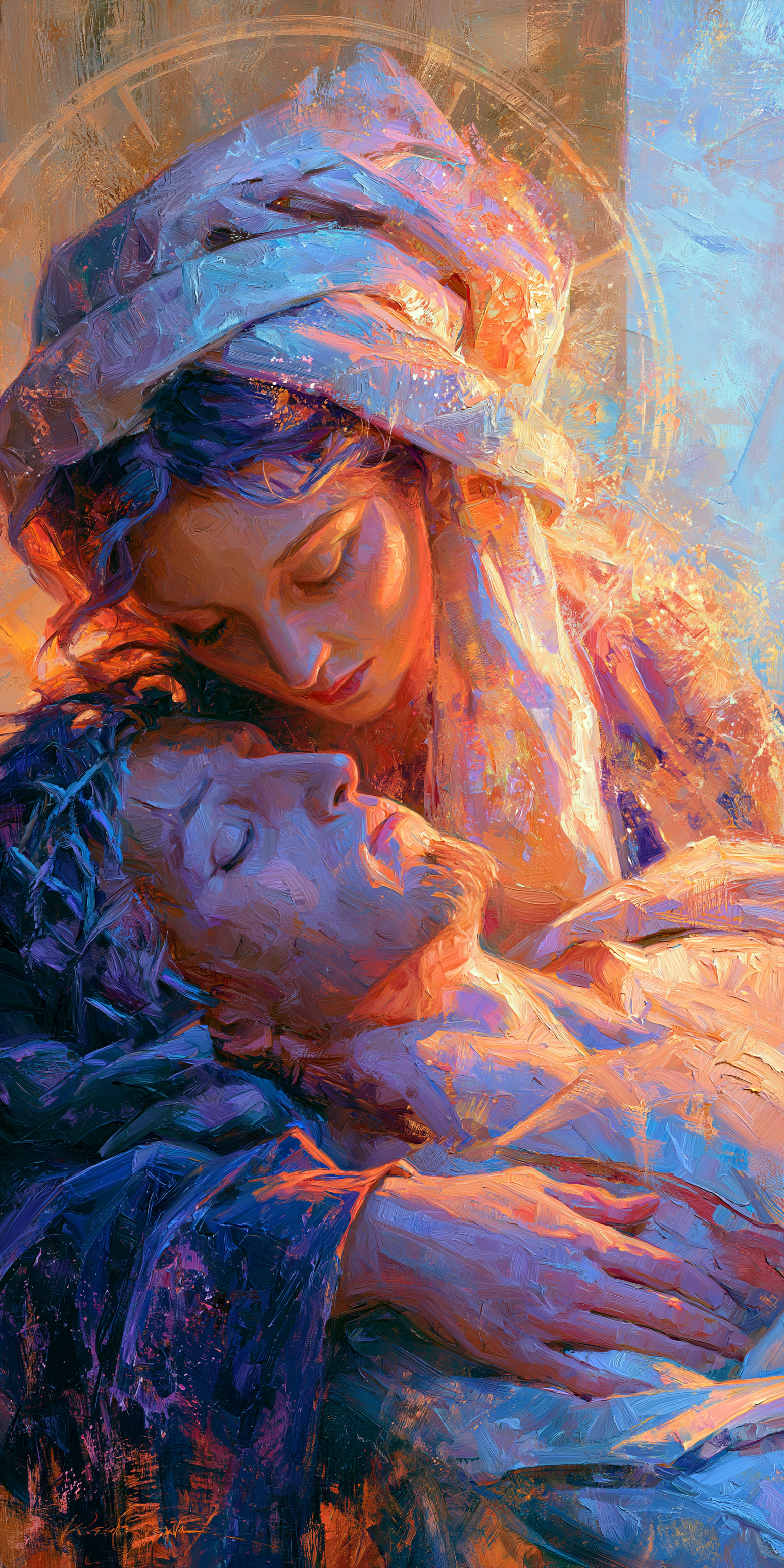 La Pietà — Impressionniste · Portrait n° 1 — aperçu de la finition sélectionnée