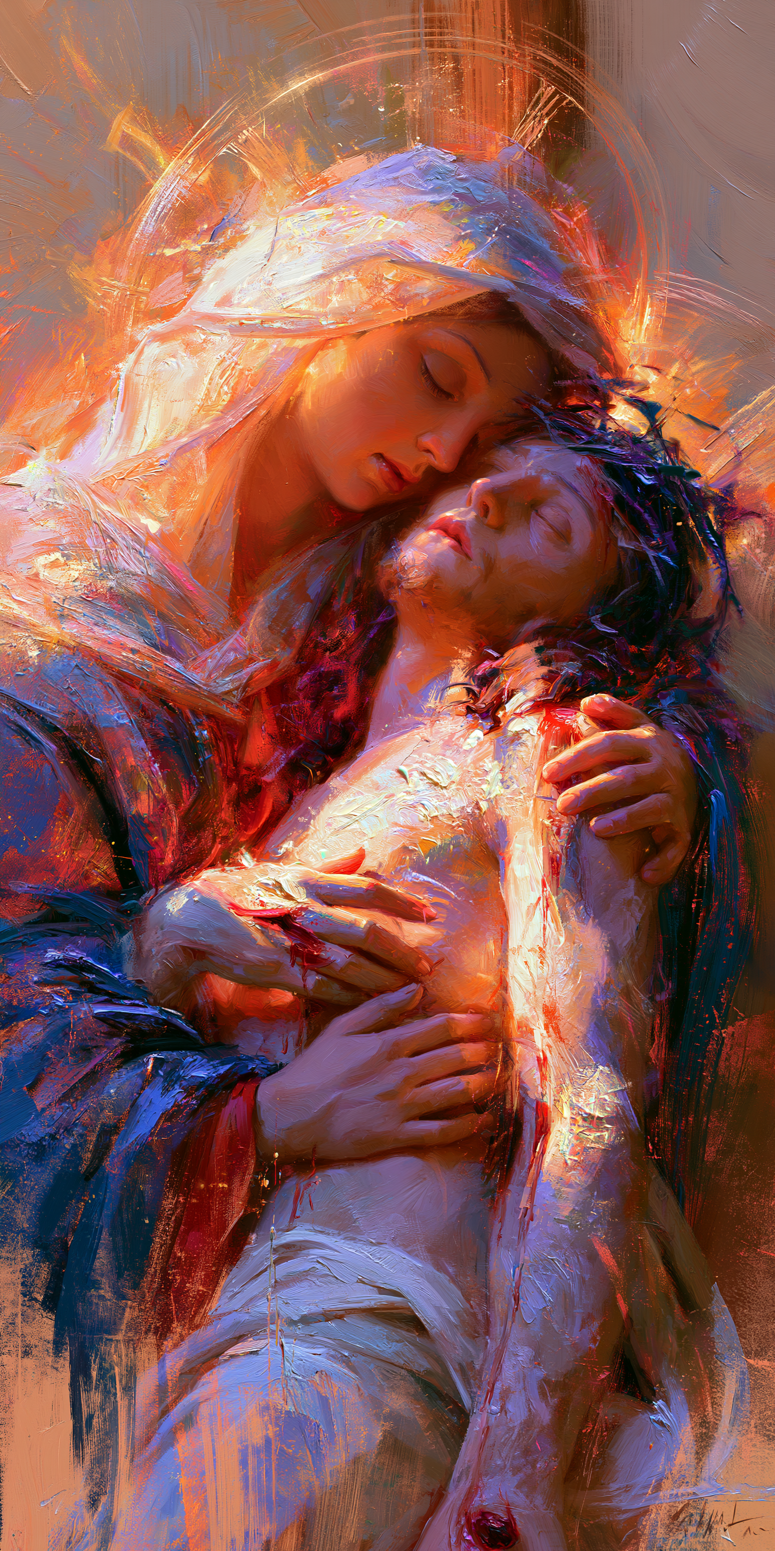 La Pietà — Impressionniste · Portrait n° 2 — aperçu de la finition sélectionnée