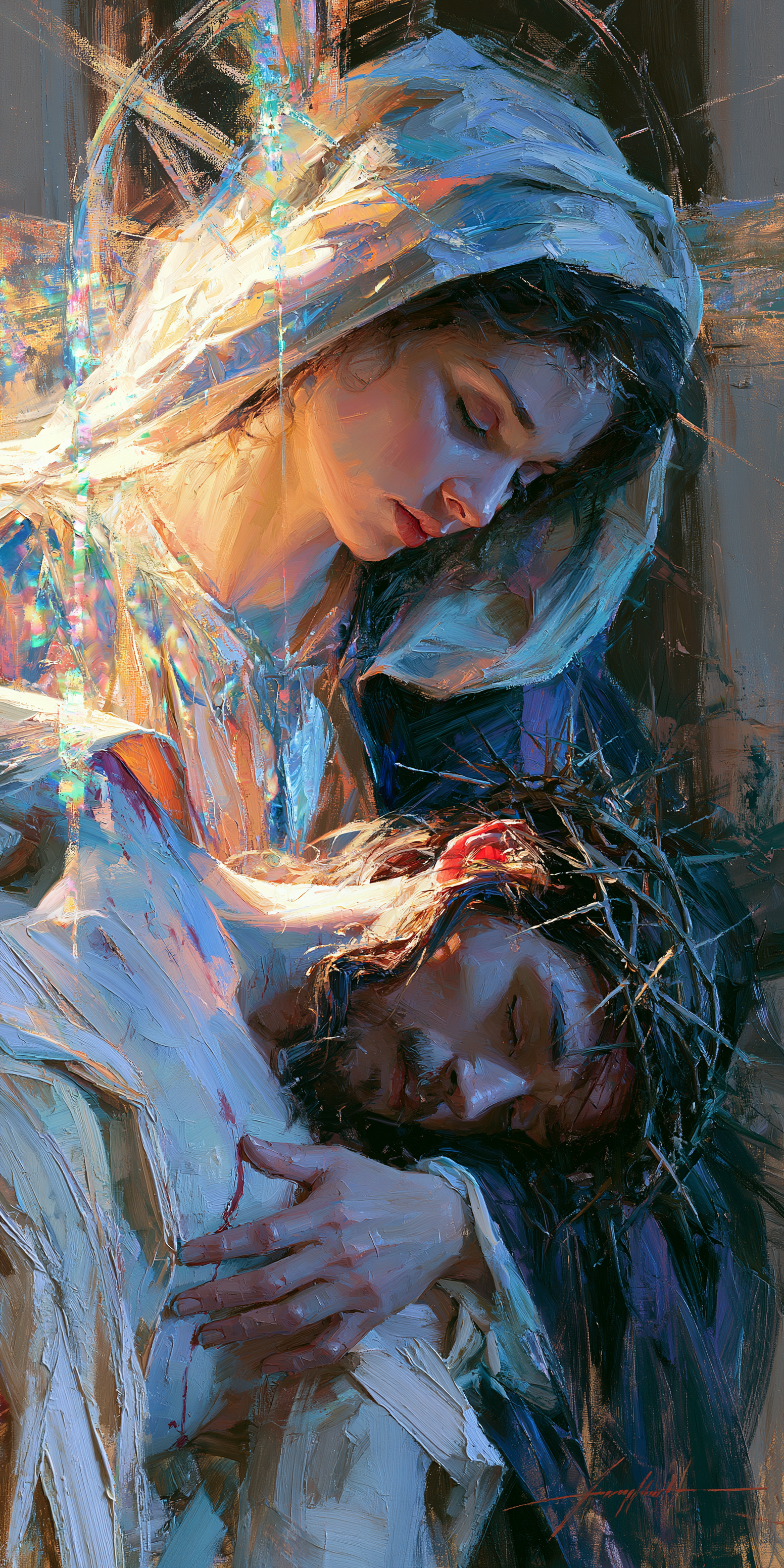 La Pietà — Impressionniste · Portrait n° 3 — aperçu de la finition sélectionnée