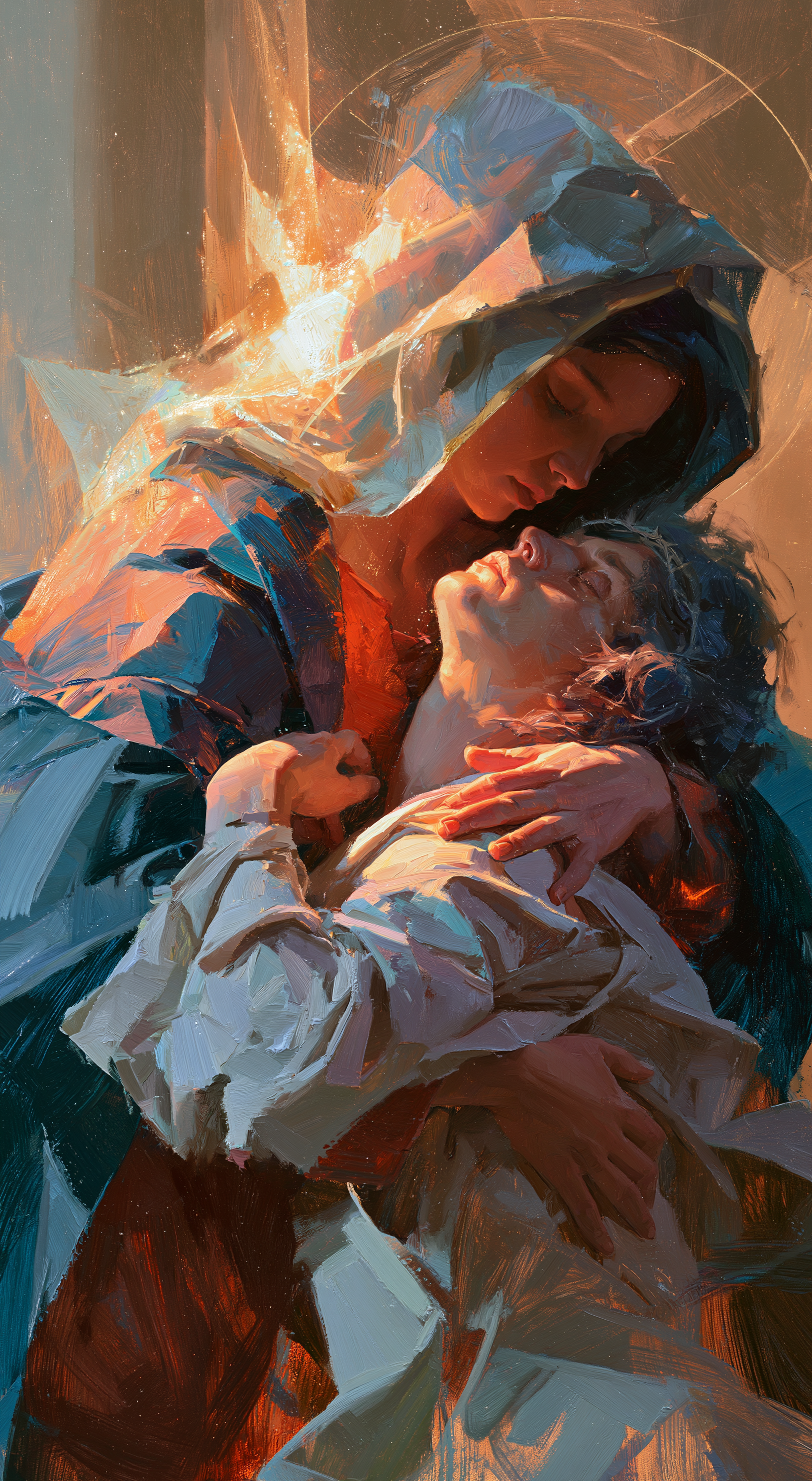 La Pietà — Impressionniste · Portrait n° 4 — aperçu de la finition sélectionnée