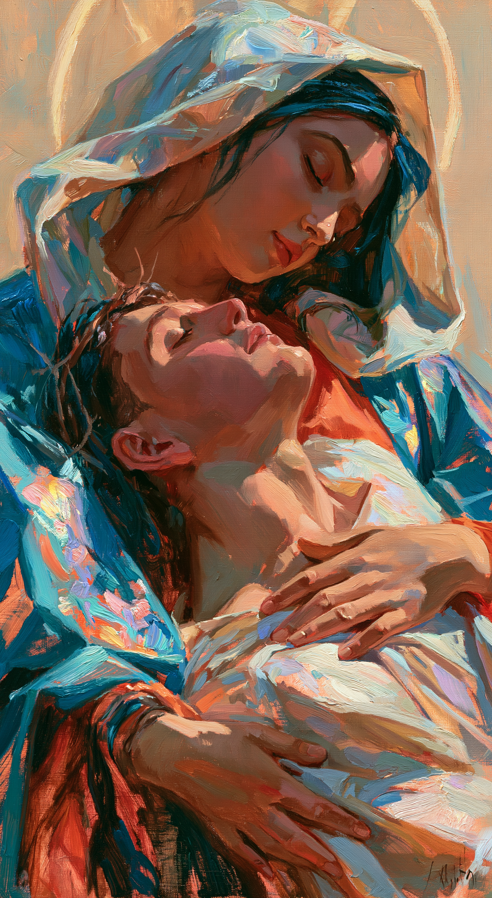 La Pietà — Impressionniste · Portrait n° 5 — aperçu de la finition sélectionnée