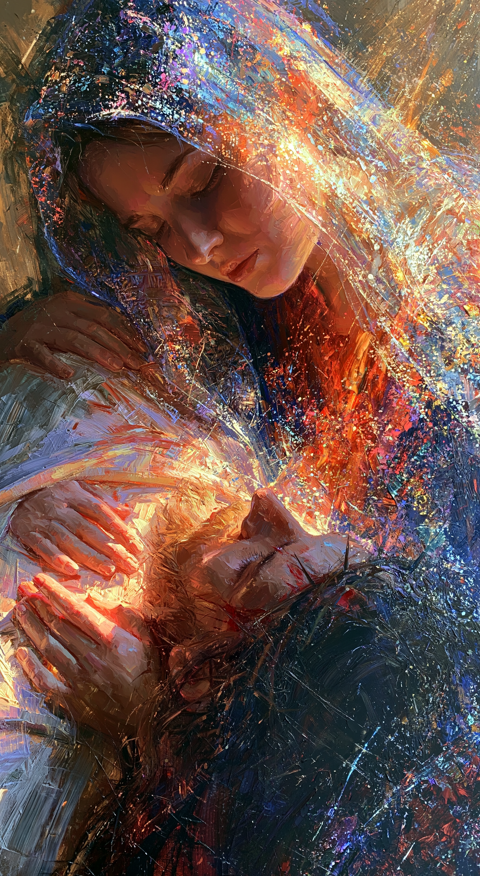 La Pietà — Impressionniste · Portrait n° 6 — aperçu de la finition sélectionnée