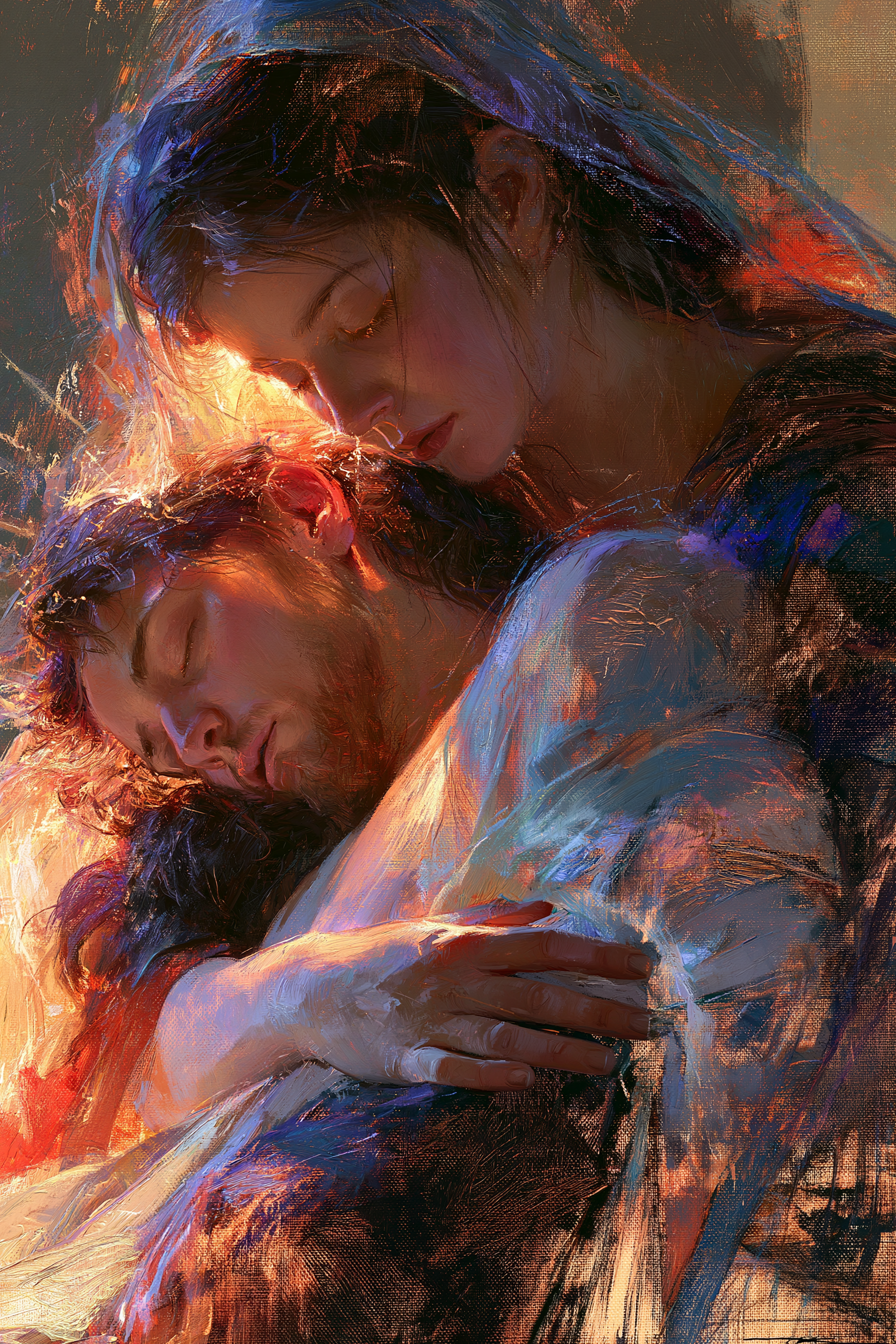 La Pietà — Impressionniste · Portrait n° 10 — aperçu de la finition sélectionnée
