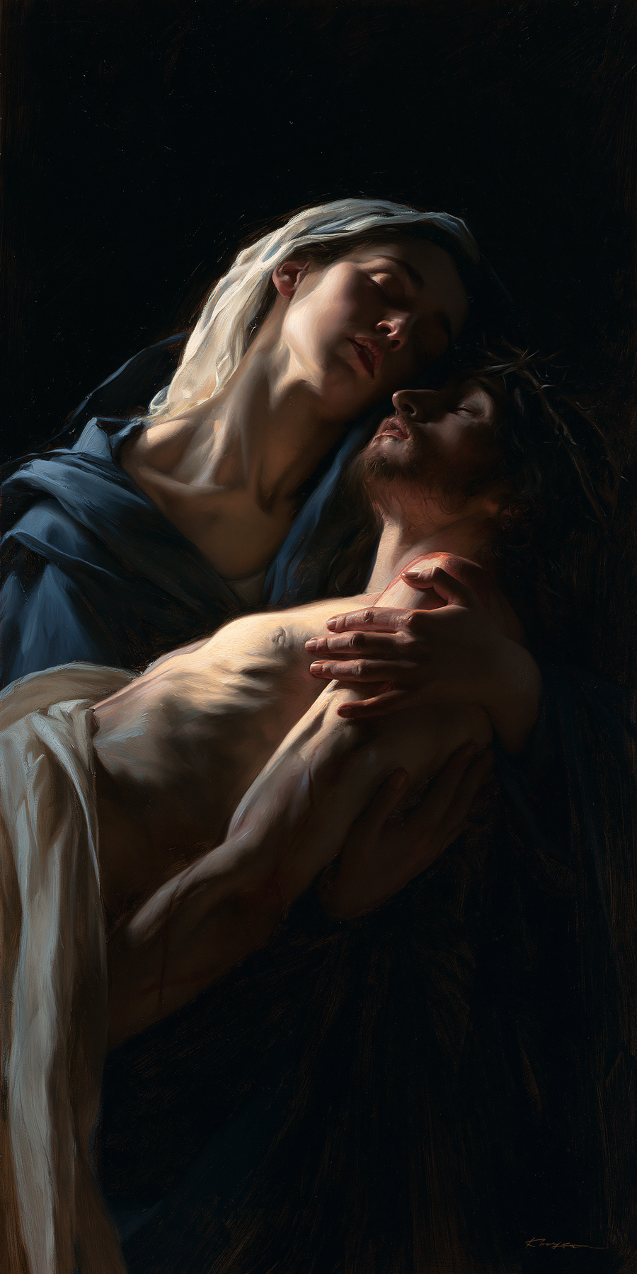 La Pietà — Lumière divine · Portrait n° 1