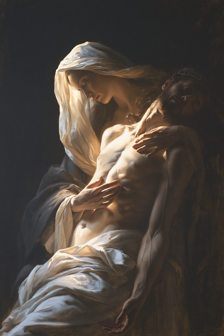 La Pietà — Lumière divine · Portrait n° 3