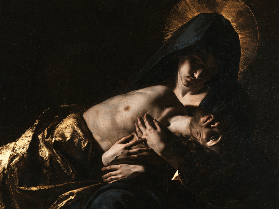 La Pietà — Noir et or · Paysage n° 3