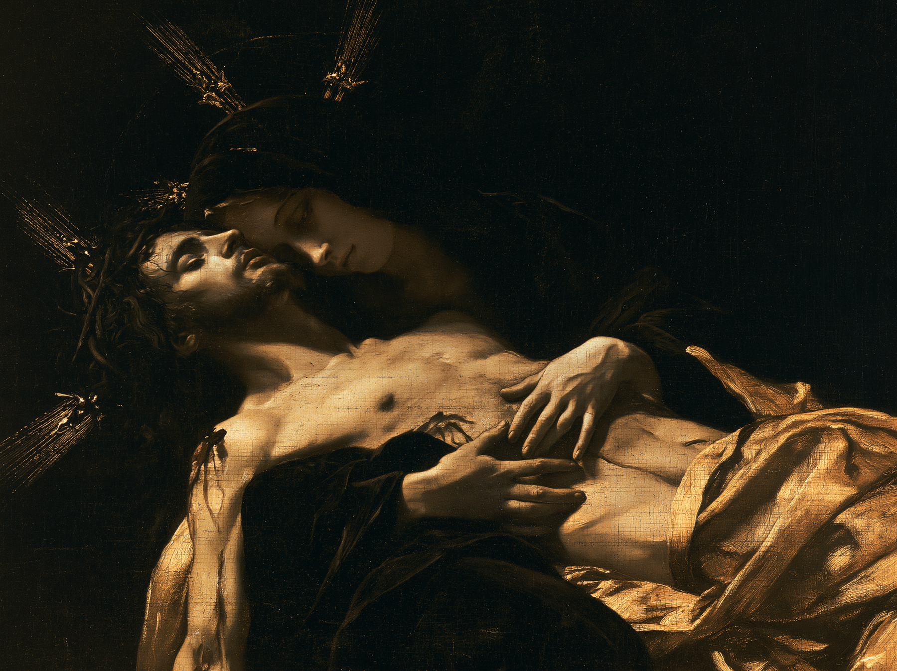 La Pietà — Noir et or · Paysage n° 4 — aperçu de la finition sélectionnée