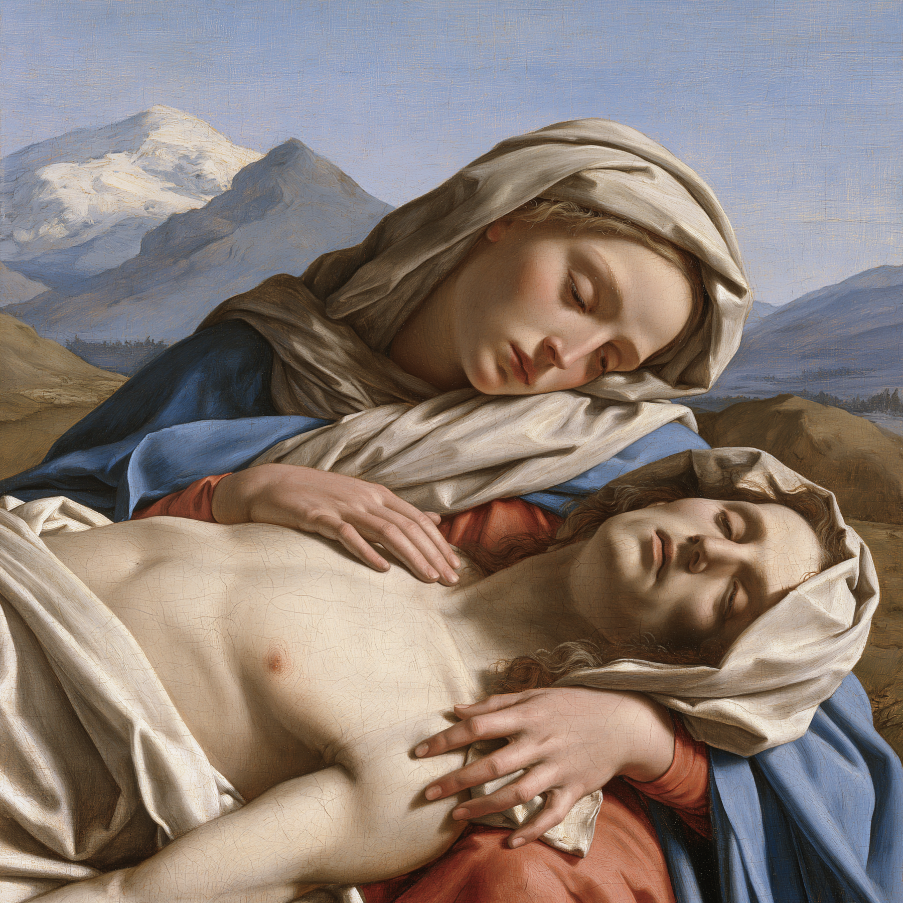 La Pietà — Renaissance florentine · Carré n° 2 — aperçu de la finition sélectionnée