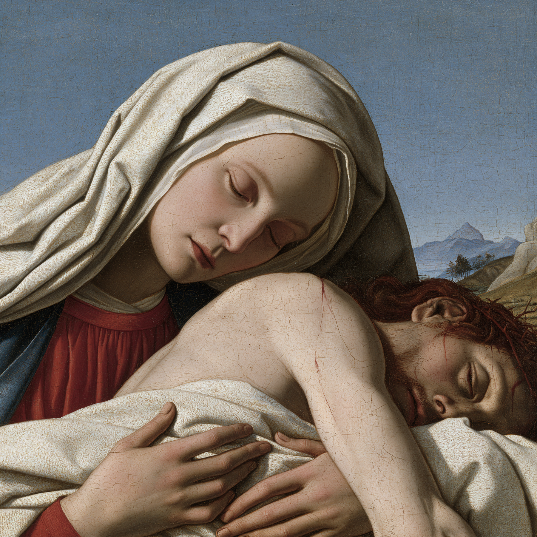 La Pietà — Renaissance florentine · Carré n° 3 — aperçu de la finition sélectionnée