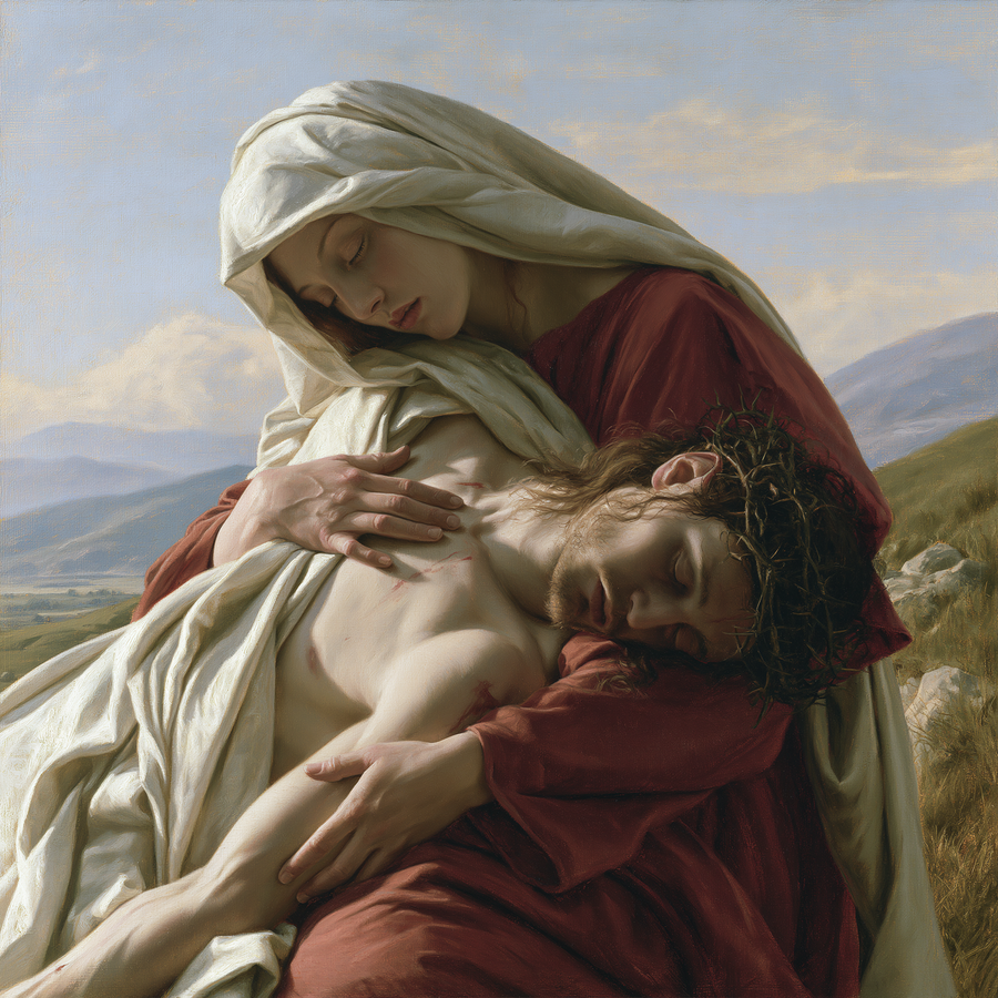 La Pietà — Renaissance florentine · Carré n° 4