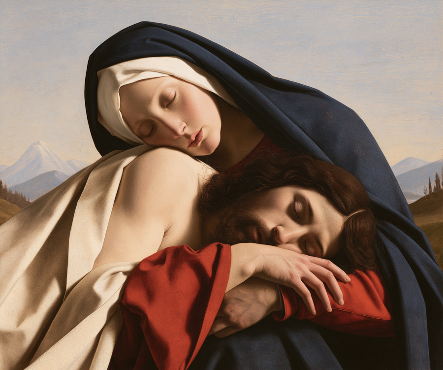 La Pietà — Renaissance florentine · Paysage n° 1