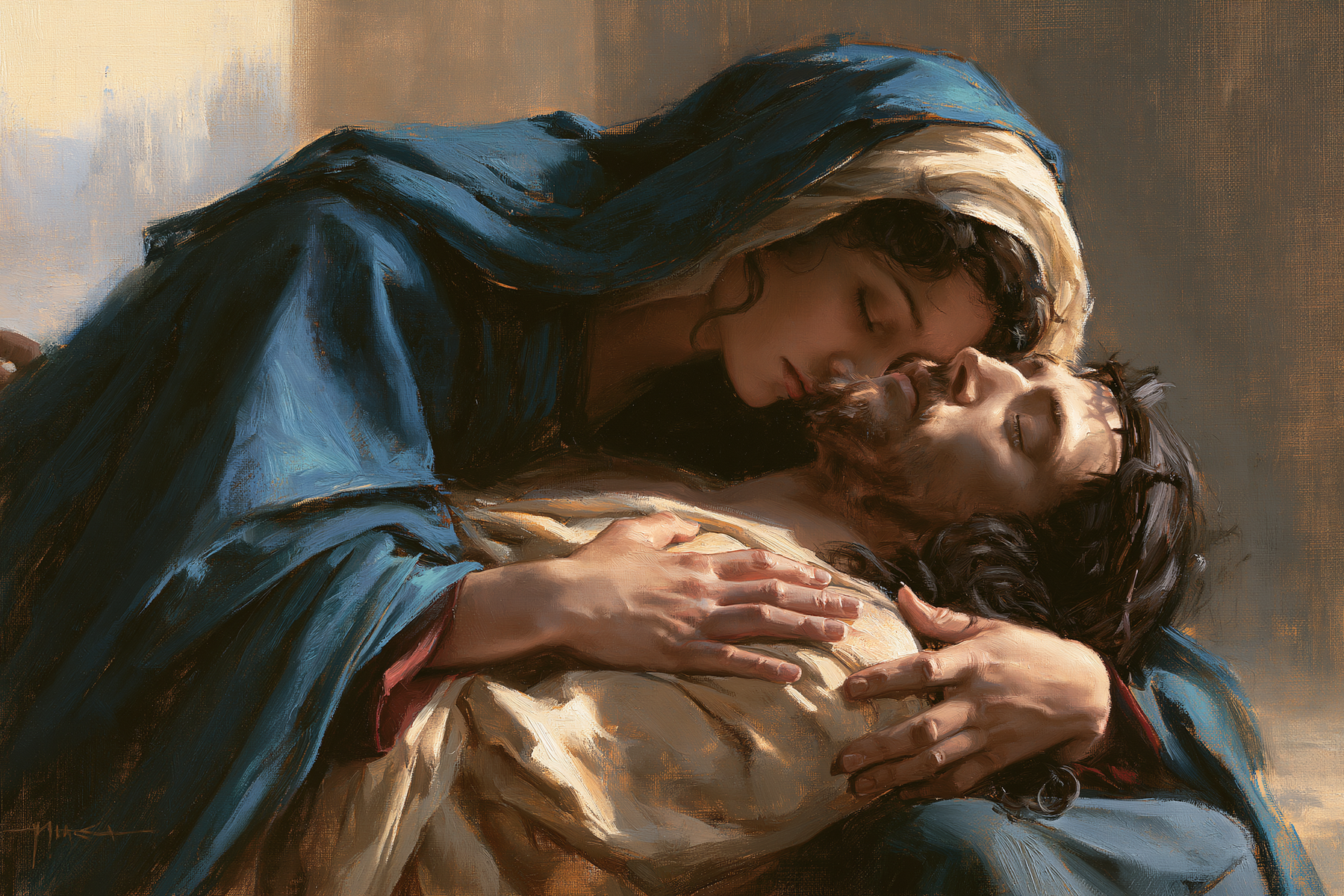 La Pietà — Renaissance florentine · Paysage n° 10 — aperçu de la finition sélectionnée