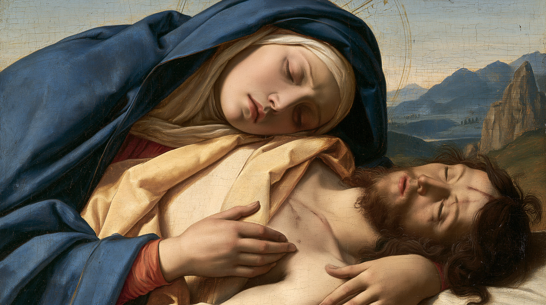 La Pietà — Renaissance florentine · Paysage n° 11 — aperçu de la finition sélectionnée