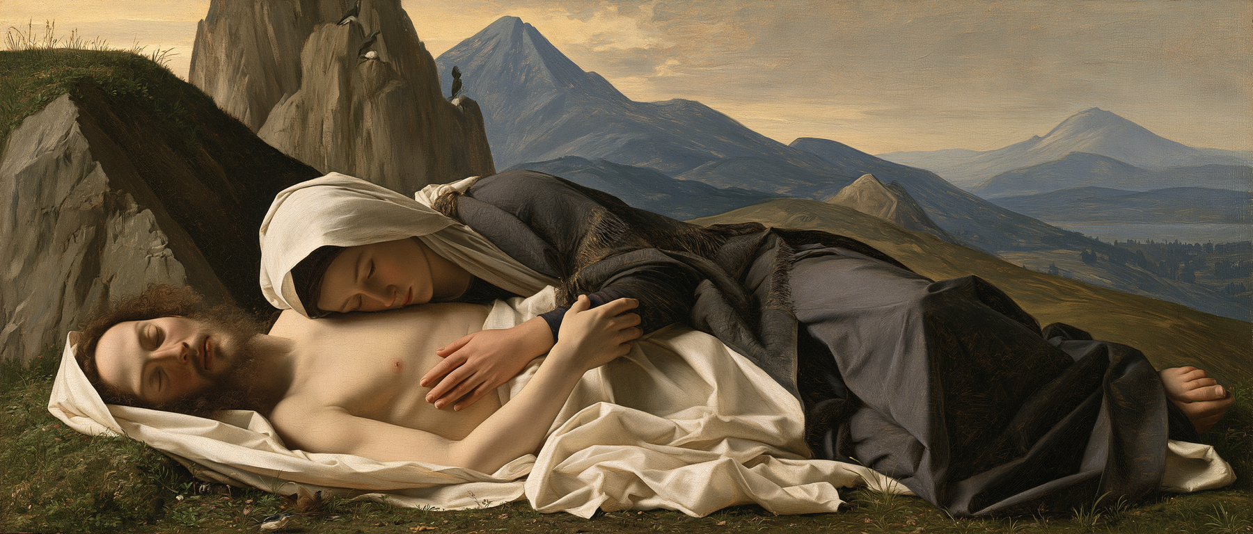 La Pietà — Renaissance florentine · Paysage n° 14 — aperçu de la finition sélectionnée