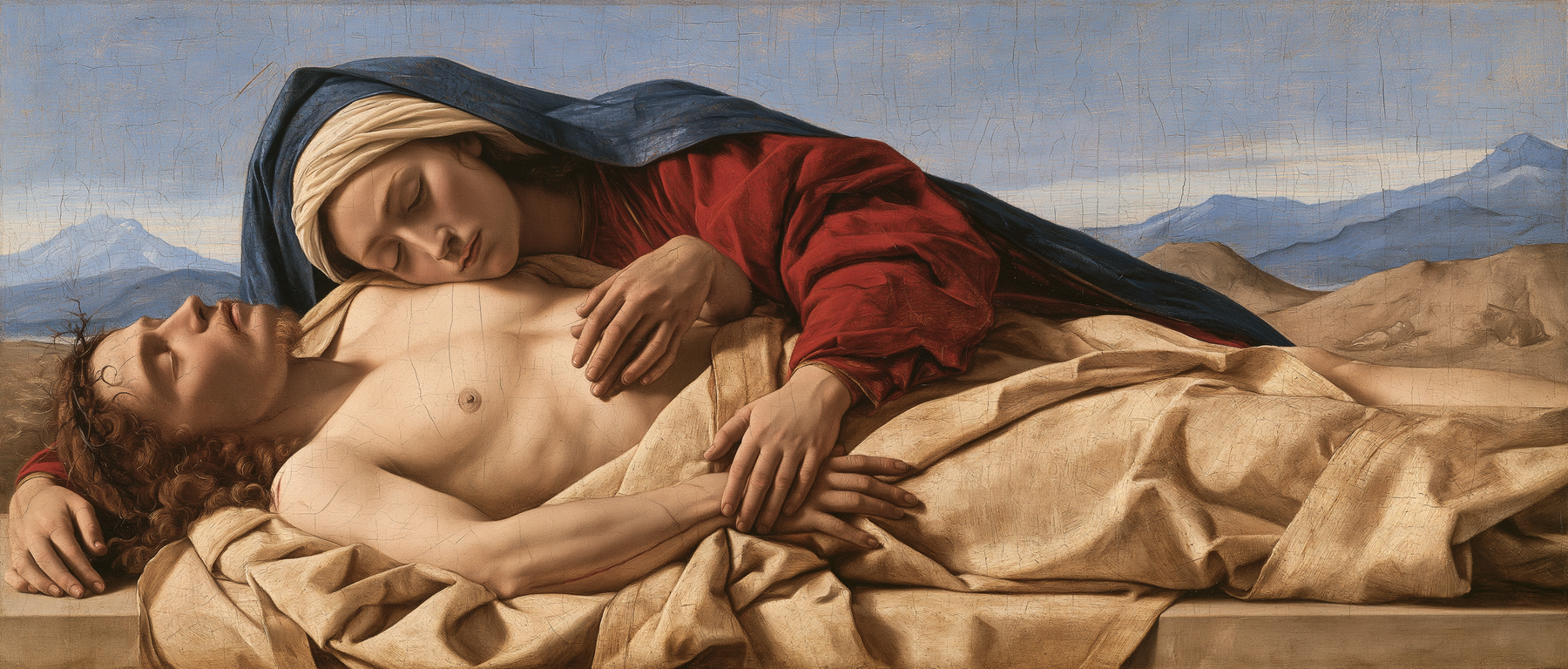 La Pietà — Renaissance florentine · Paysage n° 15 — aperçu de la finition sélectionnée
