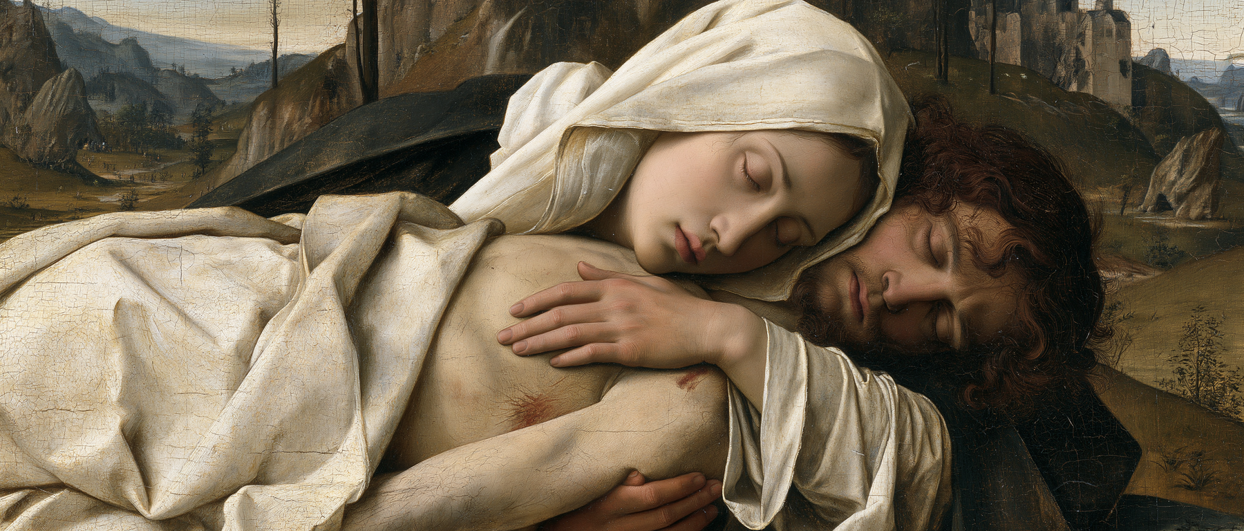 La Pietà — Renaissance florentine · Paysage n° 16 — aperçu de la finition sélectionnée