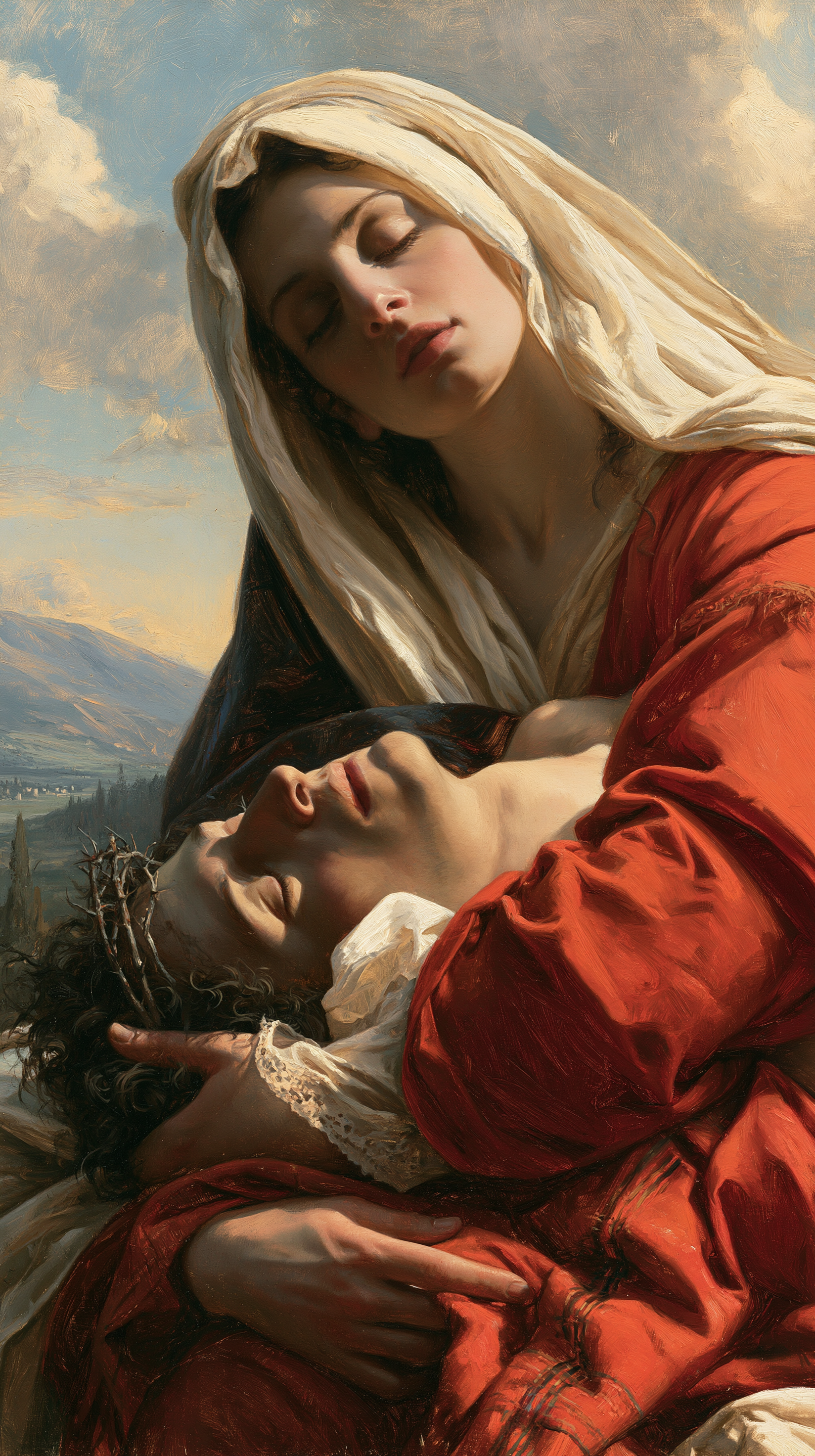 La Pietà — Renaissance florentine · Portrait n° 2 — aperçu de la finition sélectionnée