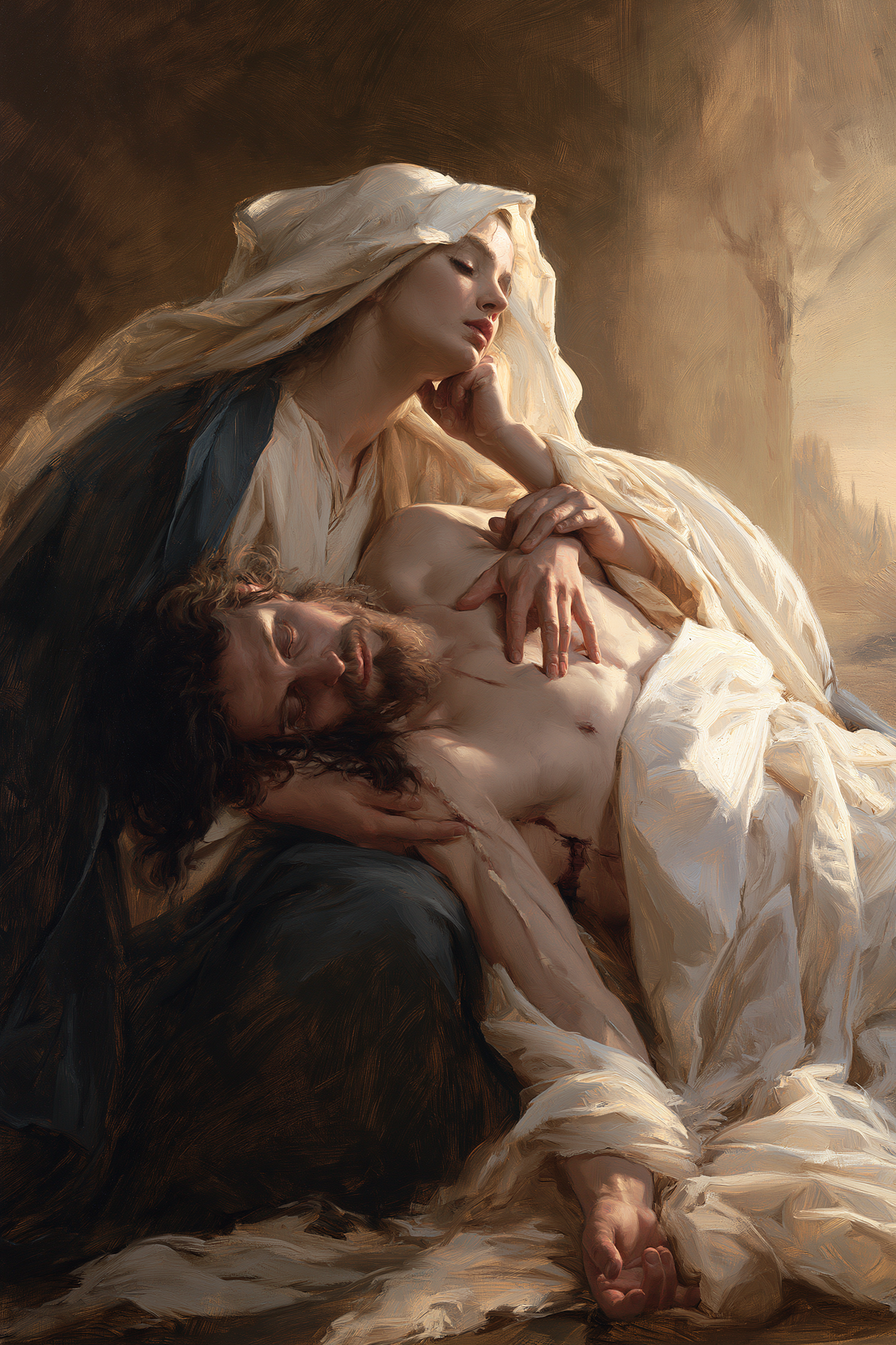 La Pietà — Renaissance florentine · Portrait n° 5 — aperçu de la finition sélectionnée