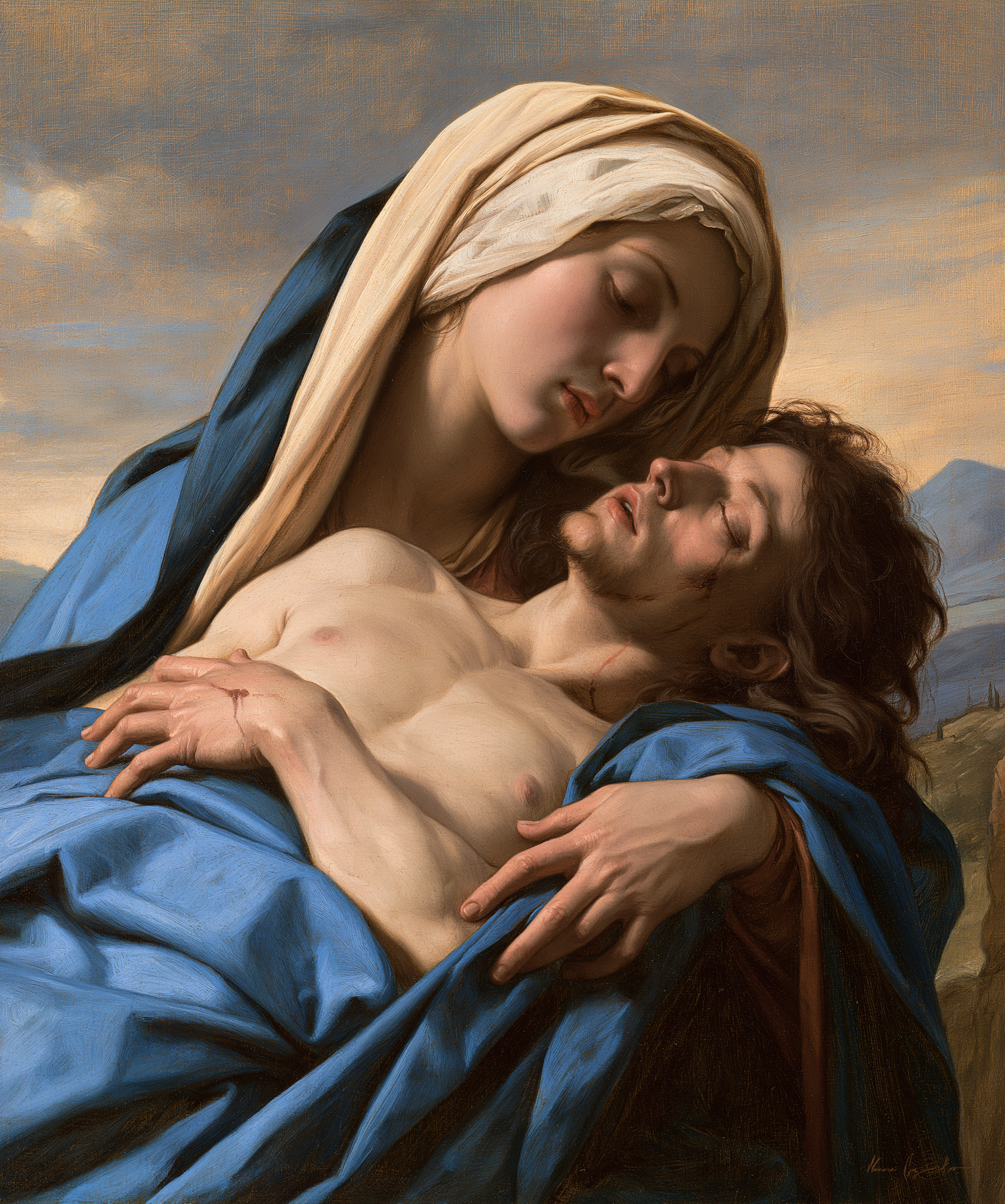 La Pietà — Renaissance florentine · Portrait n° 8 — aperçu de la finition sélectionnée