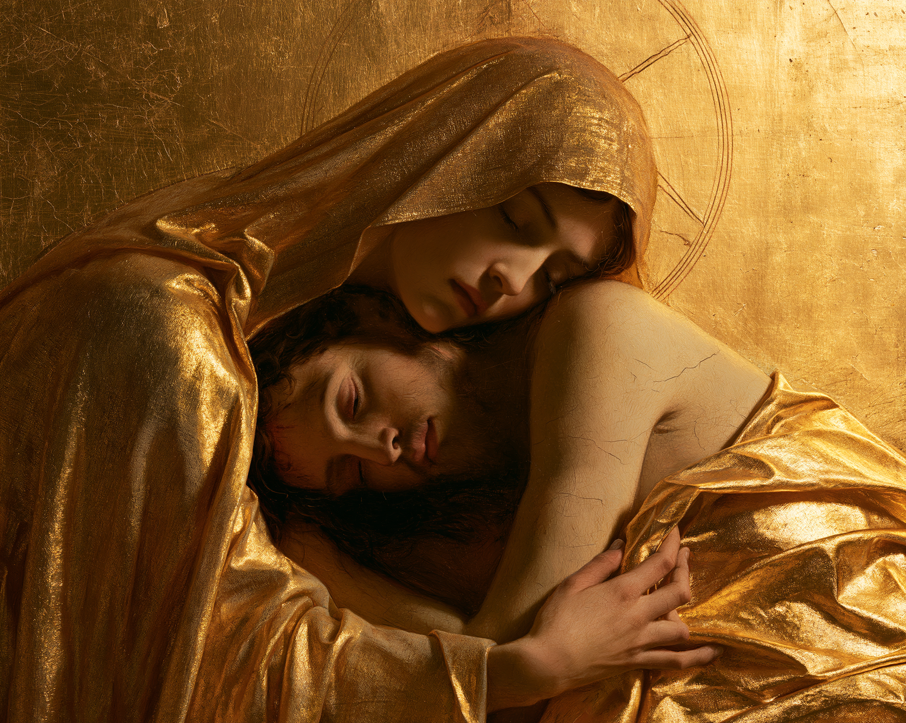 La Pietà — Sacré doré · Paysage n° 1 — aperçu de la finition sélectionnée