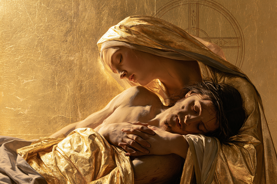 La Pietà — Sacré doré · Paysage n° 2