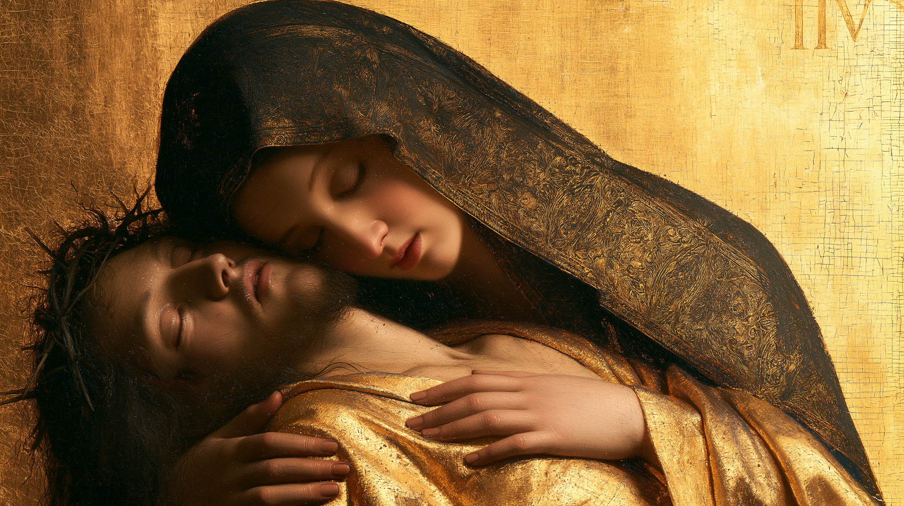La Pietà — Sacré doré · Paysage n° 4 — aperçu de la finition sélectionnée