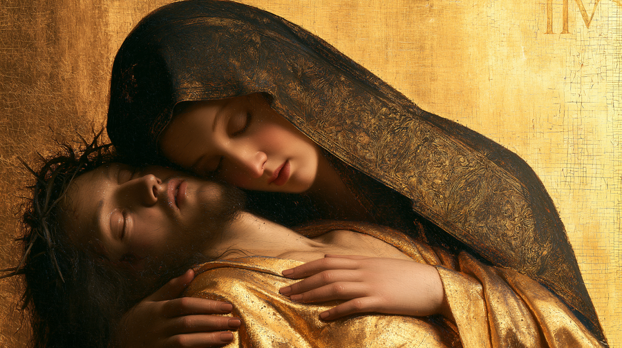 La Pietà — Sacré doré · Paysage n° 4
