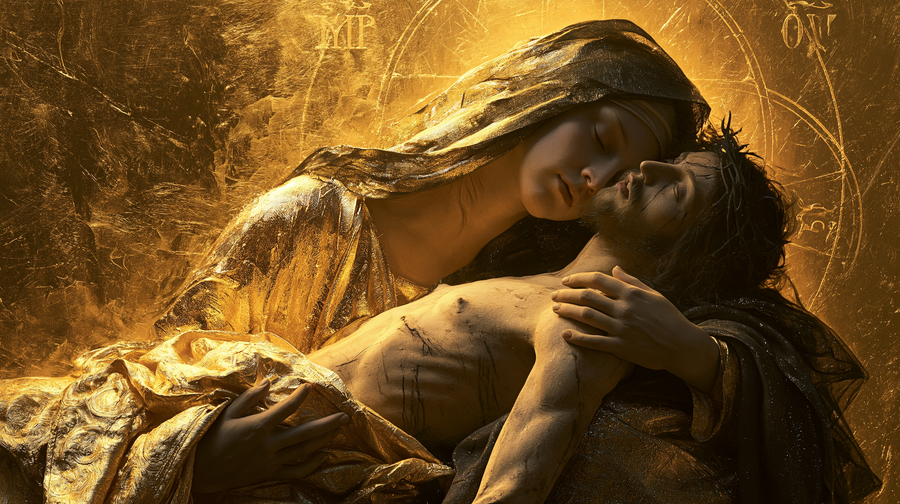 La Pietà — Sacré doré · Paysage n° 5