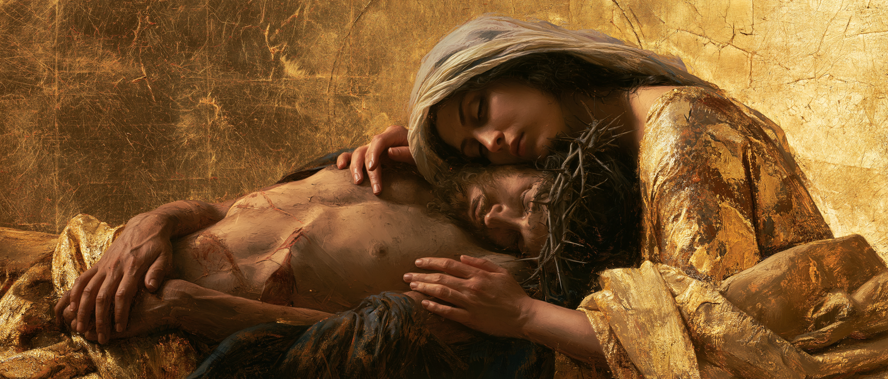 La Pietà — Sacré doré · Paysage n° 8 — aperçu de la finition sélectionnée