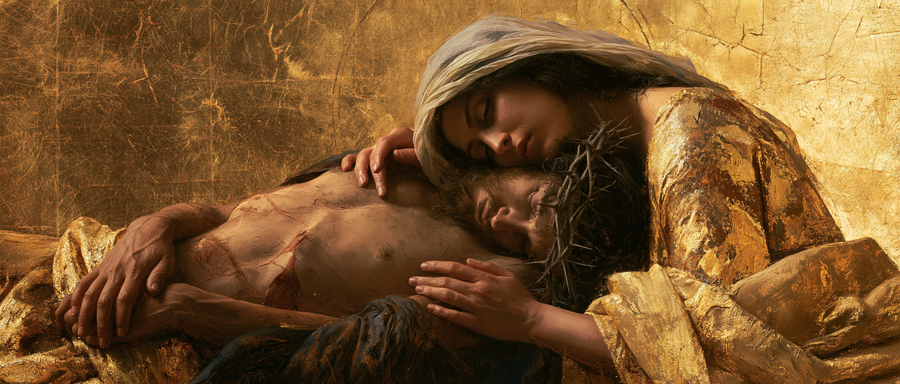 La Pietà — Sacré doré · Paysage n° 8