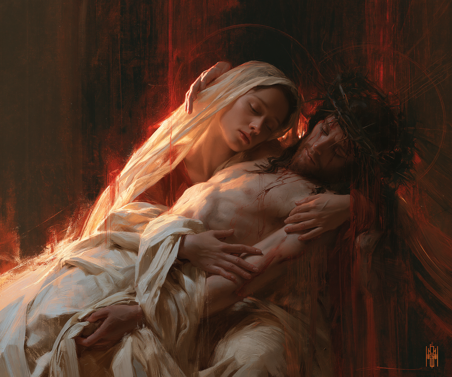 La Pietà — Symbolisme eucharistique · Paysage n° 2