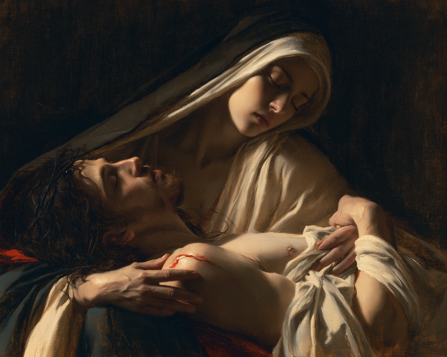 La Pietà — Symbolisme eucharistique · Paysage n° 4