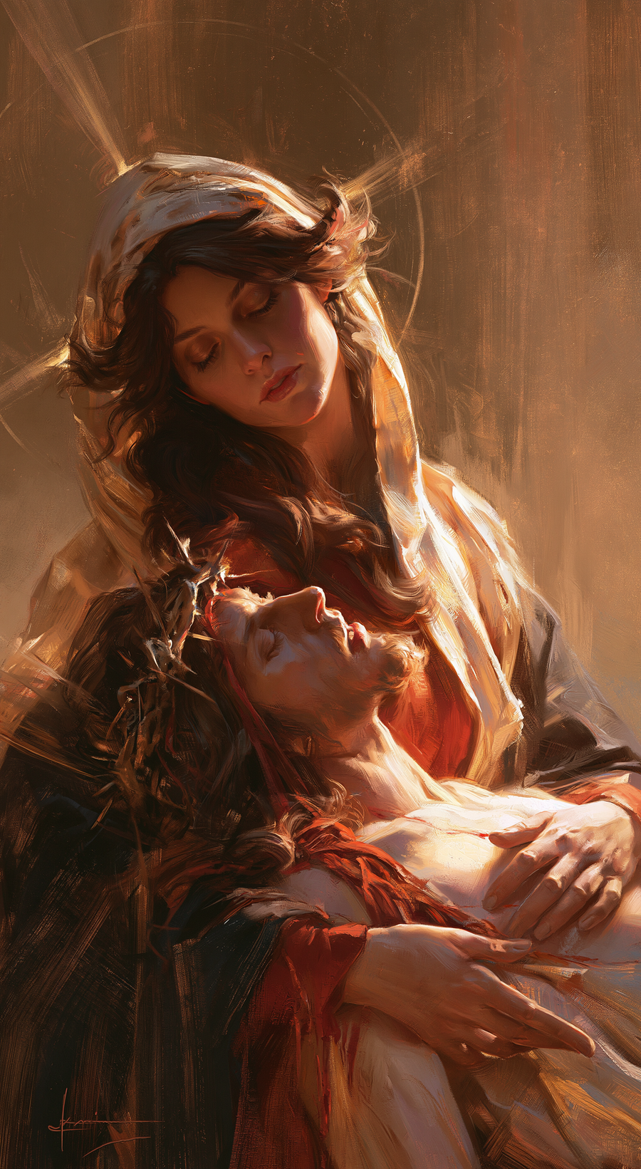 La Pietà — Symbolisme eucharistique · Portrait n° 4