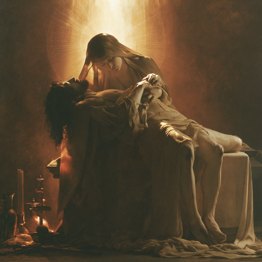 La Pietà — Symboliste · Carré n° 2