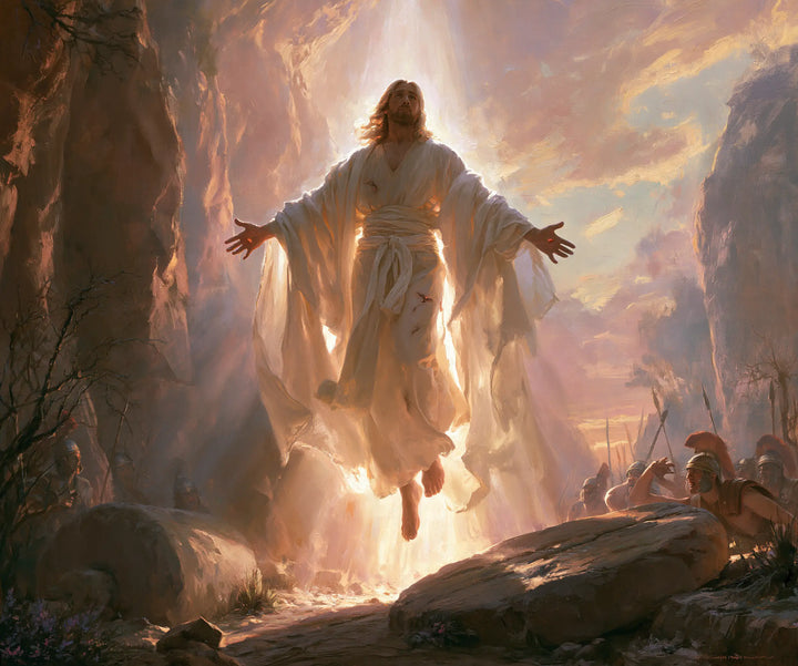 The Resurrection of Jesus Christ — The Face toward the Rose Clouds