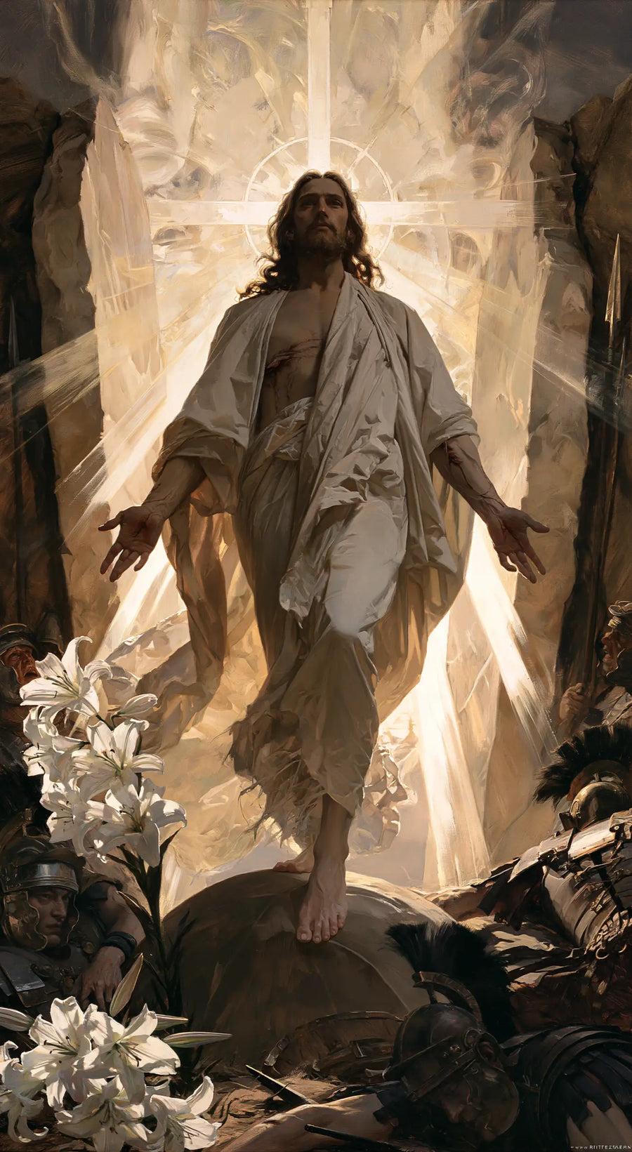 The Resurrection of Jesus Christ - Expressionist · Portrait n° 5