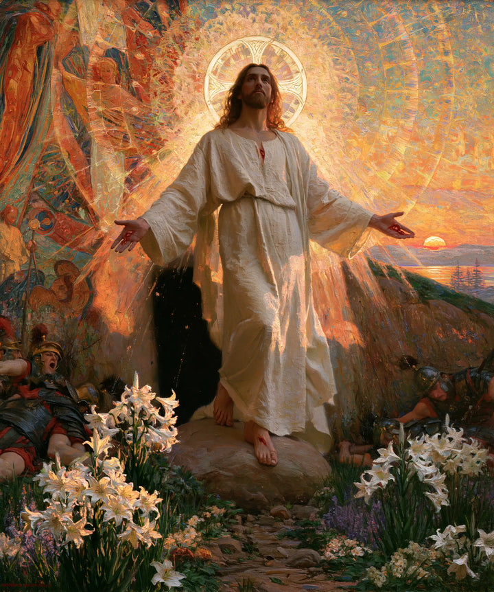 The Resurrection of Jesus Christ — Daylight Woven with Golden Circles