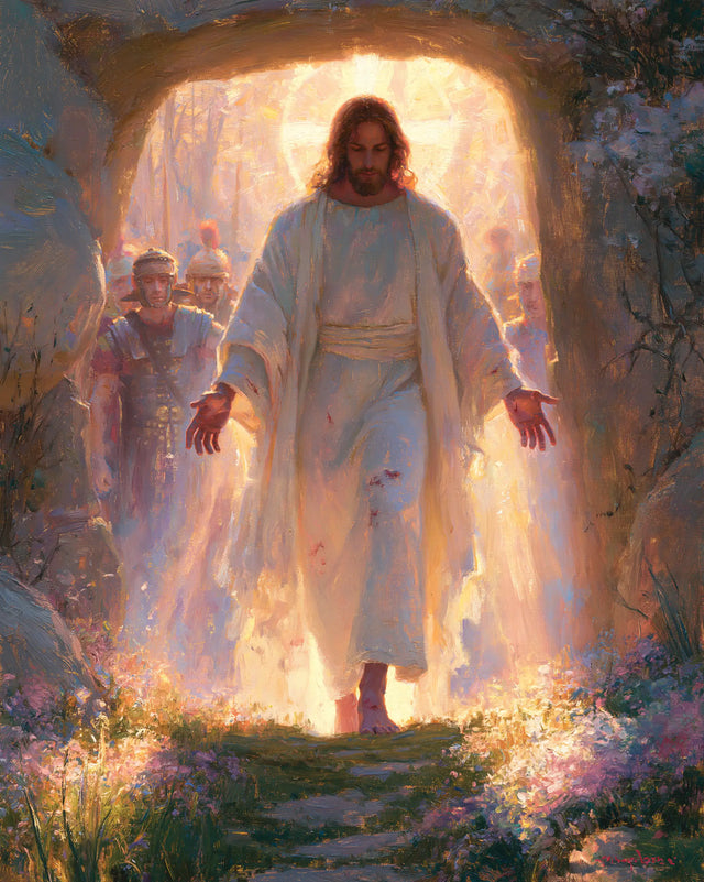 The Resurrection of Jesus Christ — The Square Threshold in Rose Light