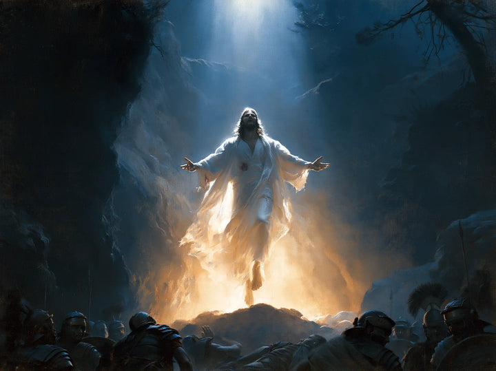 The Resurrection of Jesus Christ - Midnight-blue Chiaroscuro · Landscape n° 11